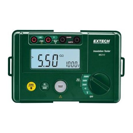 Extech MG310 Isolationsmessgerät 250 V, 500 V, 1000 V 0.0055 T? (MG310)