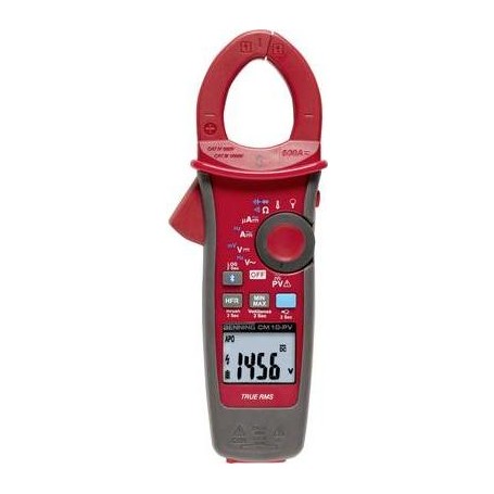 Benning CM 10-PV Stromzange digital Datenlogger CAT IV 600 V Anzeige (Counts): 6000 (044683)