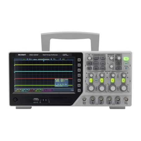 VOLTCRAFT Digital-Oszilloskop DSO-1084F 80 MHz 1 GSa/s 64 kpts 8 Bit Digital-Speicher (DSO), Funktionsgenerator (DSO-1084F)