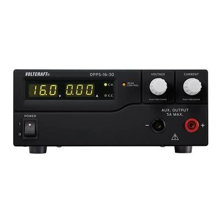 VOLTCRAFT DPPS-16-30 Labornetzgerät, einstellbar 1 - 16 V/DC 0 - 30 A 480 W USB programmierbar Anzahl Ausgänge 1 x (DPPS-16-30