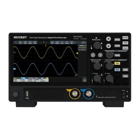 Voltcraft DOV1002 Digital-Oszilloskop 100 MHz 2-Kanal 1.25 GSa/s 50 Mpts 12 Bit (VC-16753915)
