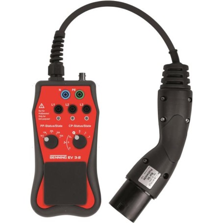 Benning 044169 EV 3-2 Messadapter Messadapter zur Prüfung von E-Ladestationen 1 St. (044169)