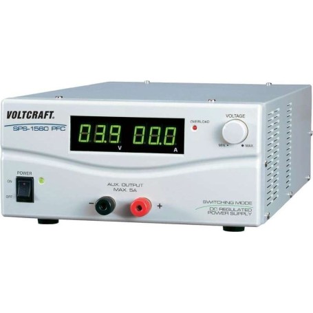 Voltcraft Labornetzgerät, einstellbar SPS 1560 PFC 1 - 15 V/DC 60 - 6 A 900 W 2 x Remote (SPS-9600)