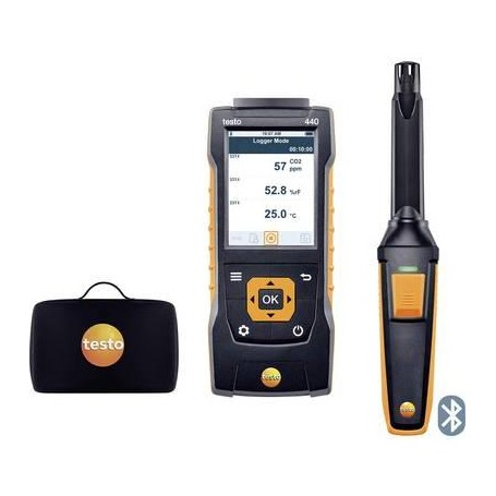 testo Kohlendioxid-Messgerät 440 Set CO2 0 - 10000 ppm 0563 4405 (0563 4405)