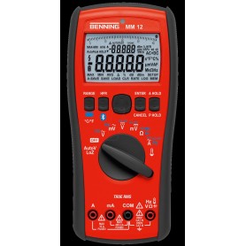 BENNING Digitalmultimeter TRUE RMS Logging Funkt. Bluetooth AC/DC 0,1-1000V BENNING MM12 (044088)