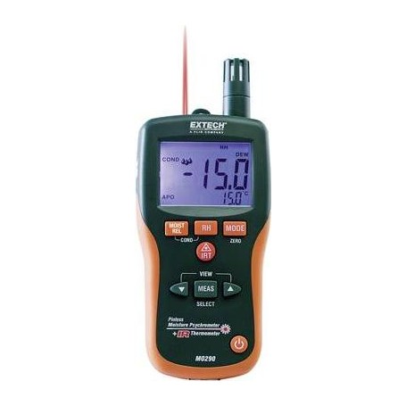 EXTECH MO290-EU Luftfeuchte-/Temperatur-Messgerät, Thermo-/Hygrometer (MO290)