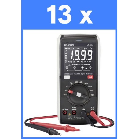 VOLTCRAFT VC232 Hand-Multimeter digital CAT III 600 V Anzeige (Counts): 2000 (2576860x13)