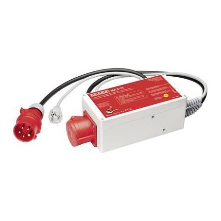 Benning Messadapter Schutzkontakt-Stecker - CEE-Cara-Kupplung BENNING MA 2-16 Rot (044160)