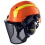 Uvex 9774237 casco di sicurezza Polietilene Nero, Arancione
