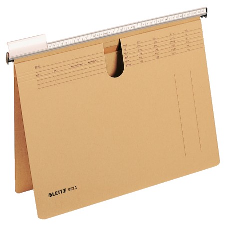 Leitz Beta cartella sospesa e accessorio A4 Cartoncino Marrone (2512-00-00)