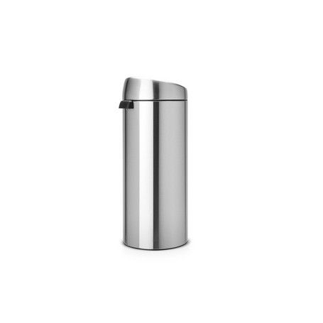 Brabantia Touch Bin, 30L Rotondo Plastica, Acciaio inox (11 54 62)