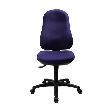 Topstar Bürodrehstuhl "Support SY", Stoff, royalblau Bandscheibensitz, Synchronmechanik, stabiles Fußkreuz (8550 G26)