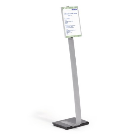 Durable INFO SIGN Stand informativo A4 Acrilico, Alluminio Argento (481223)