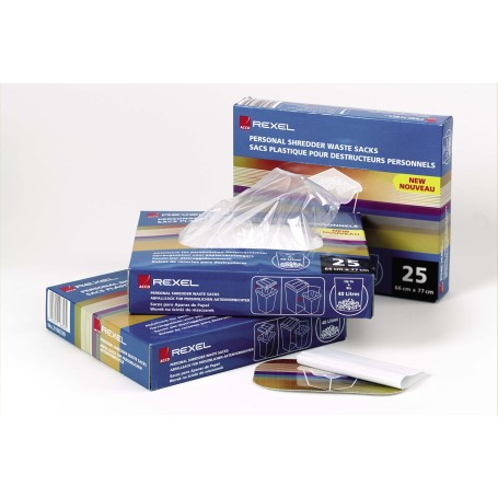 Rexel Sacchetti di plastica AS3000 distruggidocumenti (100) (40095)