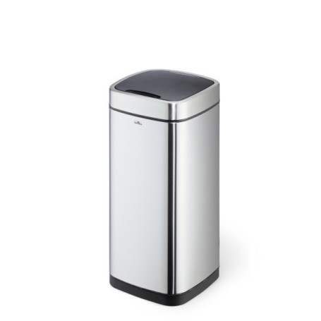 Durable NO TOUCH 35L Rettangolare Acciaio inox Nero, Argento (342323)