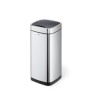 Durable NO TOUCH 35L Rettangolare Acciaio inox Nero, Argento (342323)