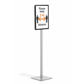 Durable 501357 segnaletica informativa Lettera Grigio Metallo, Plastica 1 pz