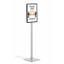 Durable 501357 segnaletica informativa Lettera Grigio Metallo, Plastica 1 pz