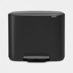 Brabantia 121227 cestino per rifiuti Rettangolare Nero