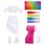 Rainbow High Air Brush & Create Fashion Dolls - Purple Eyes (543350-EUC)