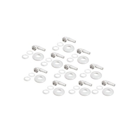 Hama 00110978 raccordo e adattatore per tubo Plastica Bianco