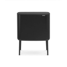 Brabantia 316067 bidone per la spazzatura 33 L Rettangolare Acciaio inox Nero (31 60 67)