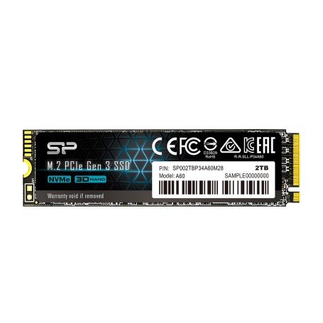Silicon Power P34A60 2 TB M.2 PCI Express 3.0 NVMe 3D NAND (SP002TBP34A60M28)