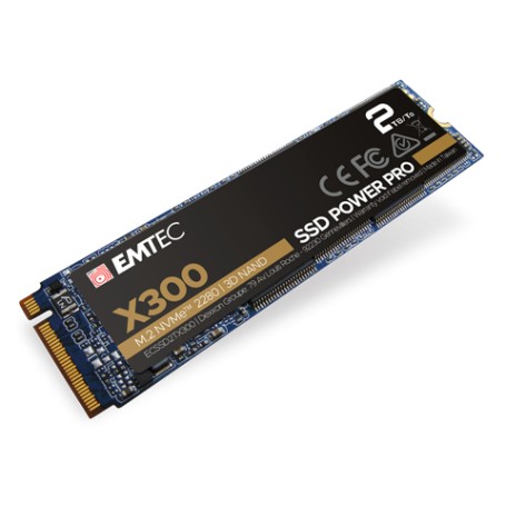 Emtec X300 2 TB M.2 PCI Express 3.0 NVMe 3D NAND (ECSSD2TX300)