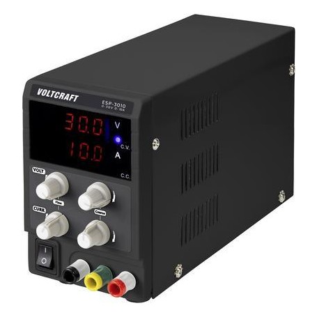 ESP-3010 Labornetzgeraet einstellbar 0 - 30 V/DC 0 - 10 A 300 W Steckanschluss 4 mm (VC-12840980)