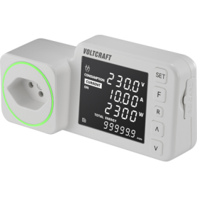Voltcraft SEM5000 CH DUAL Energiekosten-Messgerät Kostenprognose Alarmfunktion Stromtarif (VC-16107435)
