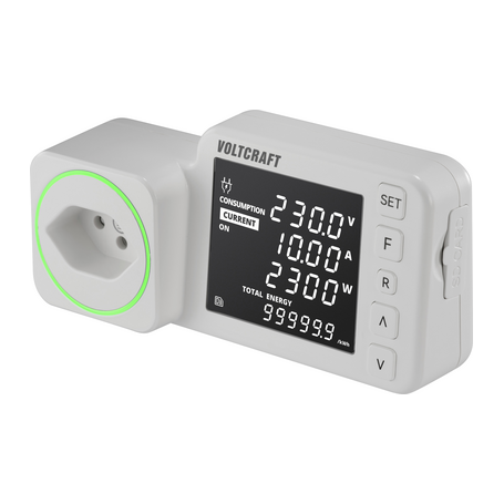 Voltcraft SEM5000 CH DUAL Energiekosten-Messgerät Kostenprognose Alarmfunktion Stromtarif (VC-16107435)