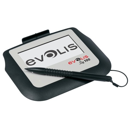 Evolis SIG100 10,2 cm (4") Bianco, Nero LCD (ST-BE105-2-UEVL)
