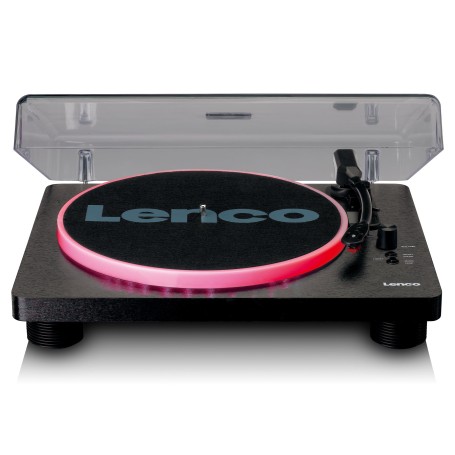 Lenco LS-50LEDBK piatto audio Giradischi con trasmissione a cinghia Nero Manuale (A004784)