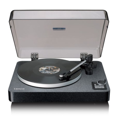 Lenco LBTA-165BK piatto audio Giradischi con trasmissione a cinghia Nero Automatico