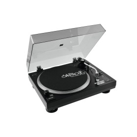 Omnitronic BD-1320 Piatto per DJ con trasmissione a cinghia Nero (10603048)