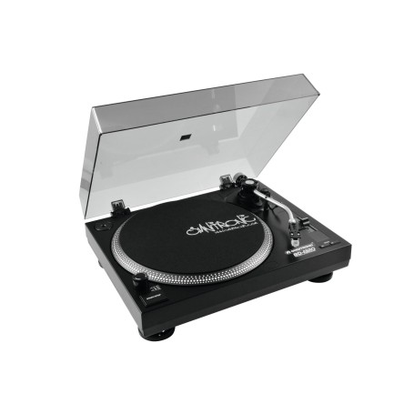 Omnitronic BD-1320 Piatto per DJ con trasmissione a cinghia Nero (10603048)