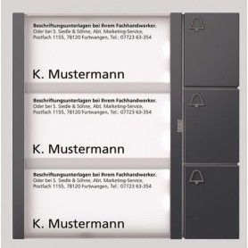 Bus-Tasten-Modul anthrazitgrau BTM 650-03 AG (210004909-00)