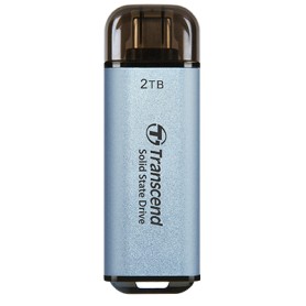 Transcend ESD300 Tecnologia Thunderbolt 2 TB Da USB tipo A a USB tipo C USB 3.2 Gen 2x2 Blu (TS2TESD300C)