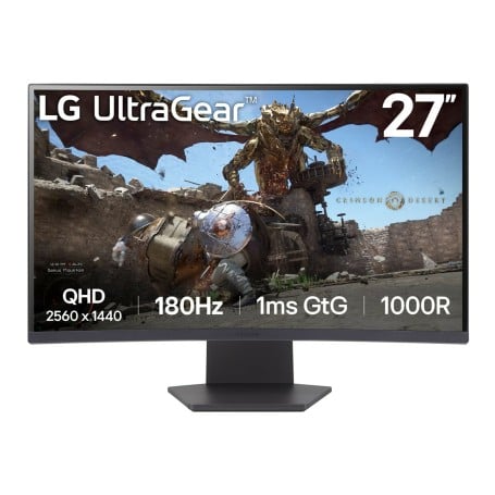LG 27GS60QC-B Monitor PC 68,6 cm (27") 2560 x 1440 Pixel Full HD LCD Nero (27GS60QC-B.AEUQ)