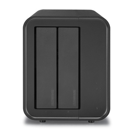 TerraMaster D2-320 array di dischi Desktop Nero