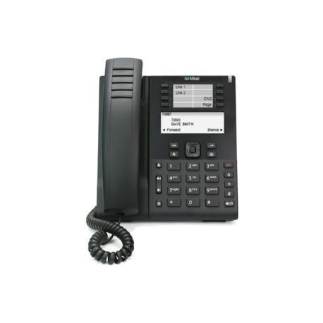 Mitel MiVoice 6910 IP Phone - VoIP-Telefon mit Rufnummernanzeige - dreiweg Anruffunktion - SIP - 8 Leitungen (50006766)