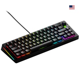 Glorious Gaming GMMK 3 65% Prebuilt tastiera USB QWERTY Inglese US Nero (GLO-KB-GMMK3-65-PB-FOX-W-BLK-U)