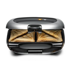 Rommelsbacher ST 1000 tostiera 1000 W Nero, Argento