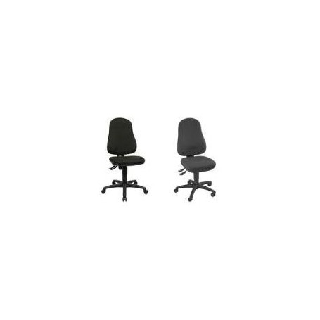 Topstar Bürodrehstuhl "Point 152,40cm (60"), Stoffbezug: anthrazit mit Permanentkontaktmechanik, hohe, konturgeformte (8160 G22