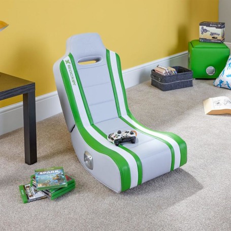 X Rocker Shadow 2.0 Sedia da gioco per console Seduta imbottita Verde, Bianco (5121901)