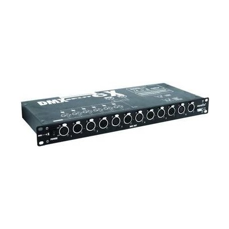 Eurolite DMX Splitter DMX Split 6X 6-Kanal 48,30cm (19") -Bauform (70064820)