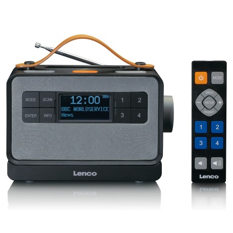 Lenco PDR-065BK radio Portatile Digitale Nero