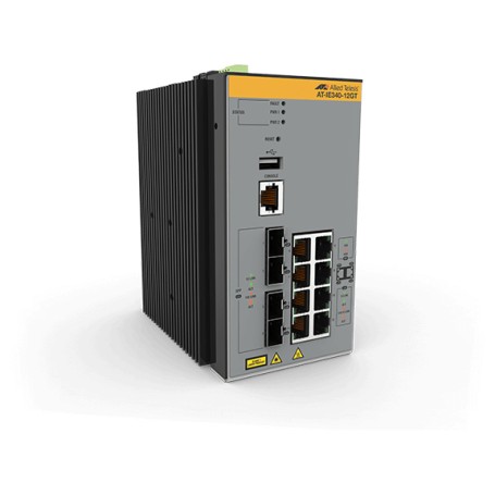 Allied Telesis AT-IE340-12GT-80 Gestito L3 Gigabit Ethernet (10/100/1000) Grigio (990-007021-80) (AT-IE340-12GT-80)