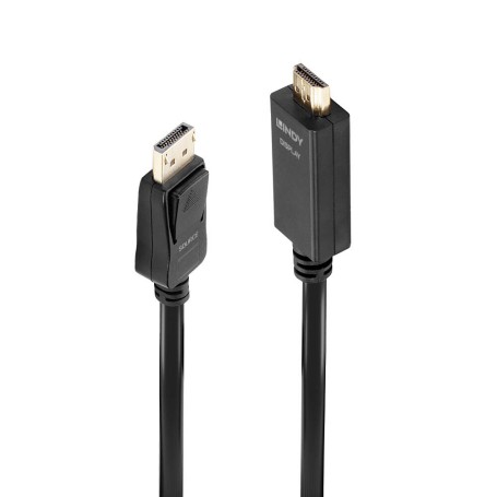 Lindy 36923 cavo e adattatore video 3 m DisplayPort HDMI tipo A (Standard) Nero (36923-LND) (36923)
