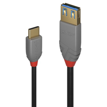 Lindy 36895 cavo USB 0,15 m USB 3.2 Gen 2 (3.1 Gen 2) USB C USB A Nero (36895)